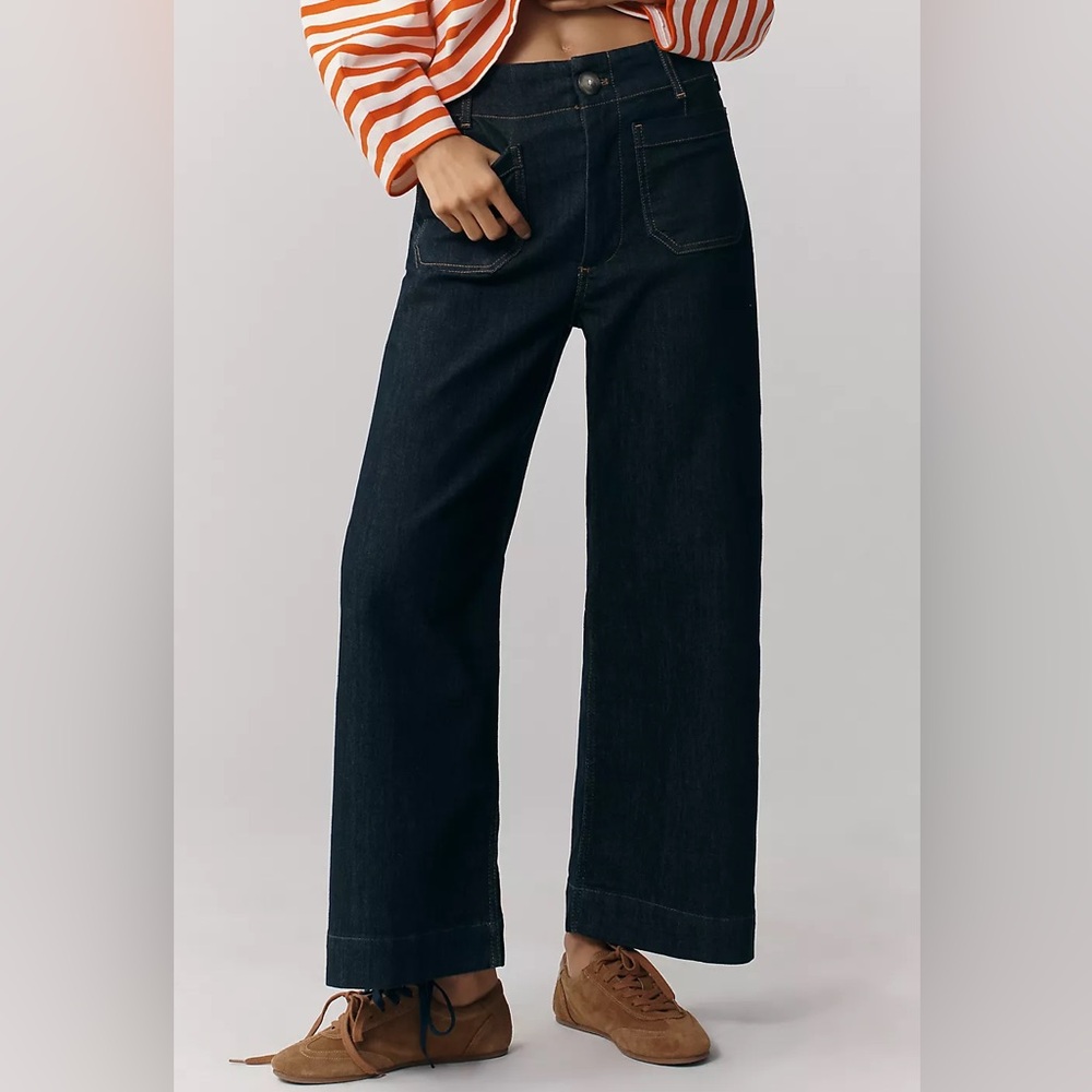 Anthropologie Maeve Colette Dark Blue